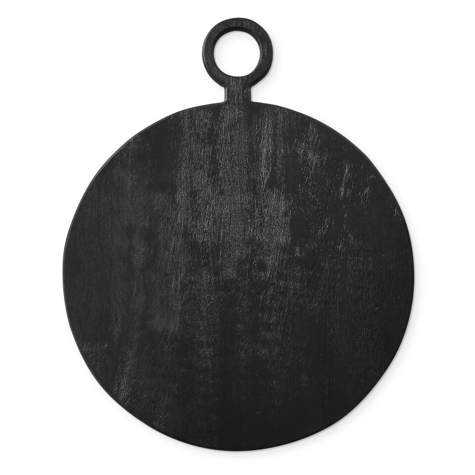 Black Wood Round Cheese Boards Williams Sonoma Australia